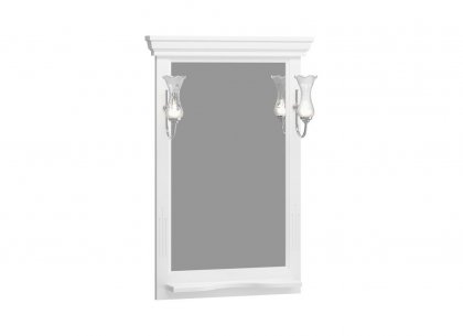 Зеркало Риспекто 65 (белый матовый) Opadiris