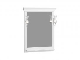 Зеркало Риспекто 80 (белый матовый) Opadiris