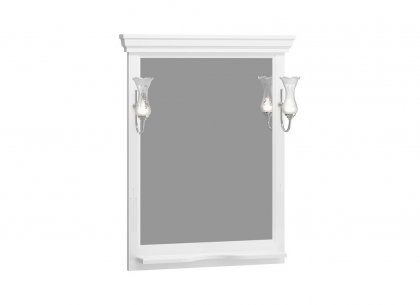 Зеркало Риспекто 80 (белый матовый) Opadiris