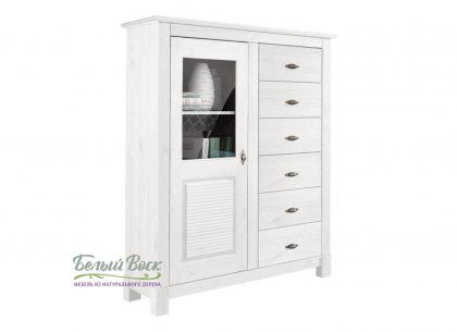 Комод Рауна-16 (белый воск УКВ)