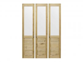 Комплект дверей к стеллажу Рауна-30 (бейц/масло)