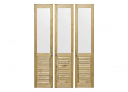 Комплект дверей к стеллажу Рауна-30 (бейц/масло)