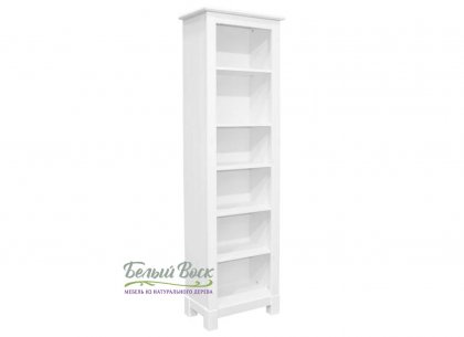 Шкаф для книг-00 Рауна (белый воск УКВ)