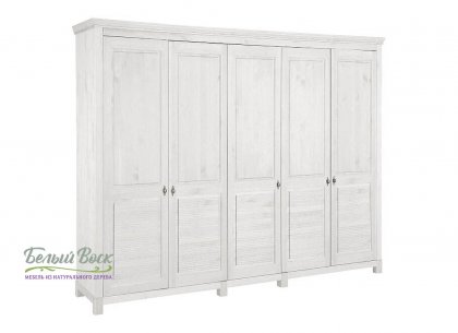 Шкаф для одежды Рауна-50 (белый воск УКВ)