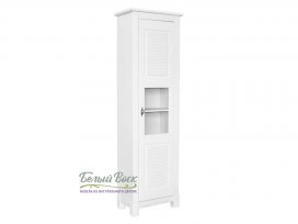 Шкаф для посуды-10 Рауна (белый воск УКВ)