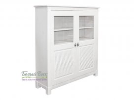 Шкаф для посуды-20 Рауна (белый воск УКВ)