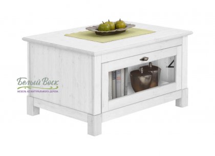 Стол кофейный Рауна (белый воск УКВ)