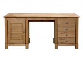 Стол письменный 2-х тумбовый Рауна-14 (бейц/масло)