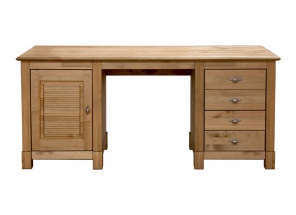 Стол письменный 2-х тумбовый Рауна-14 (бейц/масло)