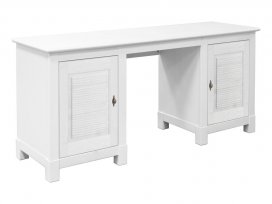 Стол письменный 2-х тумбовый Рауна-20 (белый воск УКВ)