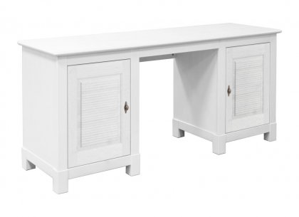 Стол письменный 2-х тумбовый Рауна-20 (белый воск УКВ)