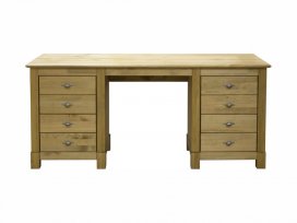 Стол письменный 2-х тумбовый Рауна-08 (бейц/масло)