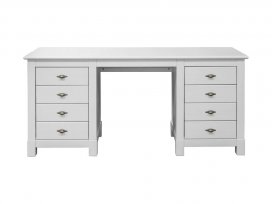 Стол письменный 2-х тумбовый Рауна-08 (белый воск УКВ)