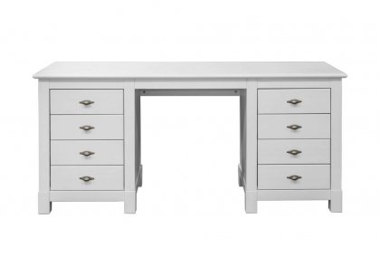 Стол письменный 2-х тумбовый Рауна-08 (белый воск УКВ)