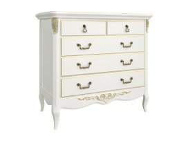 Комод бельевой 5 ящиков Romantic Gold R109g