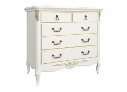 Комод бельевой 5 ящиков Romantic Gold R109g