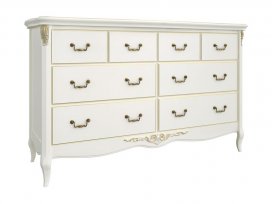 Комод широкий 8 ящиков Romantic Gold R134g