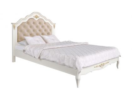 Кровать с мягким изголовьем 120×200 Romantic Gold R312-K02-G-B01