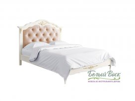 Кровать с мягким изголовьем 140×200 Romantic Gold R314-K02-G-B01