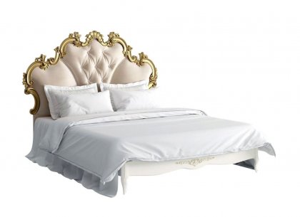 Кровать 160×200 Romantic Gold R566-K02-GG-B01