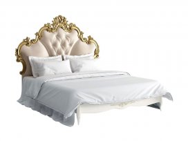 Кровать 160×200 Romantic Gold R566D-K02-GG-B01