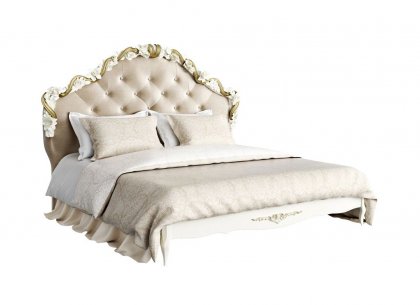 Кровать 180×200 Romantic Gold R418-K02-G-B01