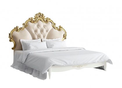 Кровать 180×200 Romantic Gold R568D-K02-GG-B01