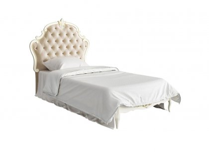 Кровать 90×190 Romantic Gold R539-K02-G-B01