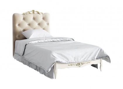 Кровать 90×190 Romantic Gold R709D-K02-G-B01