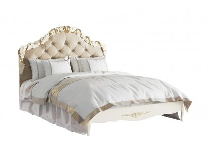 Кровать 140×200 Romantic Gold R414-K02-G-B01