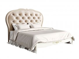 Кровать с мягким изголовьем 180×200 Romantic Gold R518-K02-G-B01