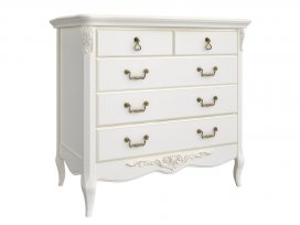 Комод бельевой 5 ящиков Romantic R109-K02