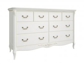 Комод широкий 8 ящиков Romantic R134-K02