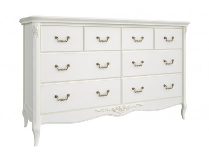 Комод широкий 8 ящиков Romantic R134-K02
