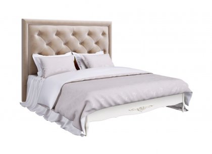 Кровать с мягким изголовьем 180×200 Romantic R218-K02-B01