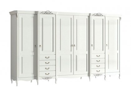 Шкаф 6 дверей Romantic R626E-K02