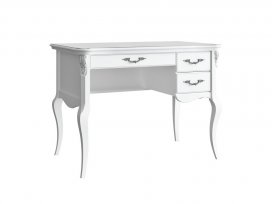 Кабинетный стол пристенный Silvery Rome S111SR-K00-S