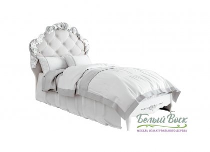 Кровать 90×200 Silvery Rome S409-K00-S-B07