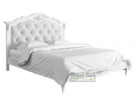 Кровать с мягким изголовьем 160×200 Silvery Rome S316-K00-S-B07