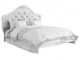 Кровать с мягким изголовьем 160×200 Silvery Rome S416-K00-S-B07