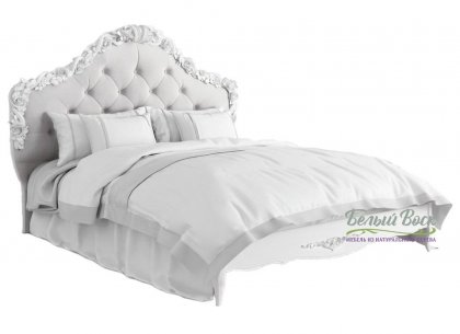 Кровать с мягким изголовьем 160×200 Silvery Rome S416-K00-S-B07