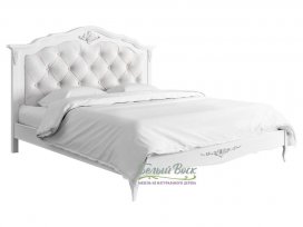 Кровать с мягким изголовьем 180×200 Silvery Rome S318-K00-S-B07