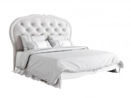 Кровать с мягким изголовьем 180×200 Silvery Rome S518-K00-S-B07