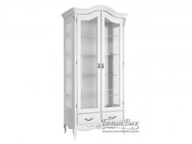 Сервант стеклянный Silvery Rome S181-K00-S