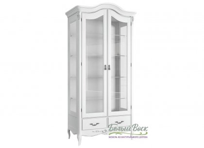 Сервант стеклянный Silvery Rome S181-K00-S