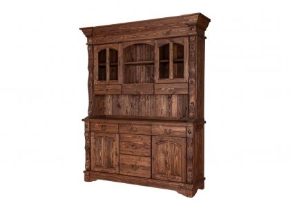 Буфет Викинг gl-05/1 с ящиками (орех)