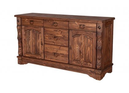 Комод Викинг gl-05/1 с ящиками (орех)