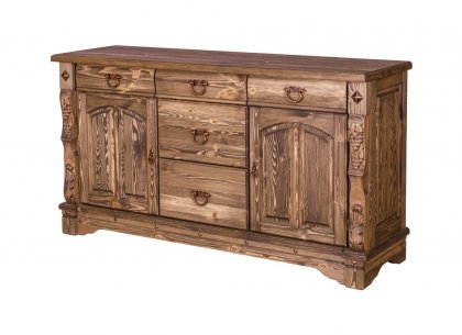 Комод Викинг gl-05/1 с ящиками (палисандр)