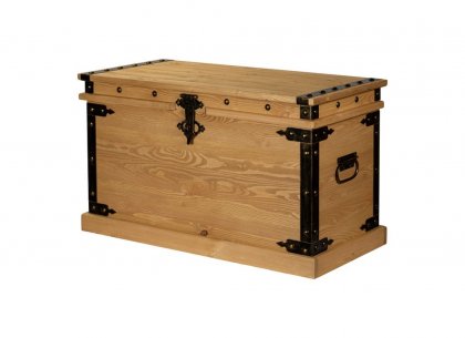 Сундук Викинг с прямой крышкой (мёд)