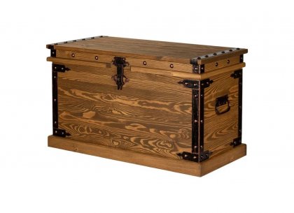 Сундук Викинг с прямой крышкой (палисандр)